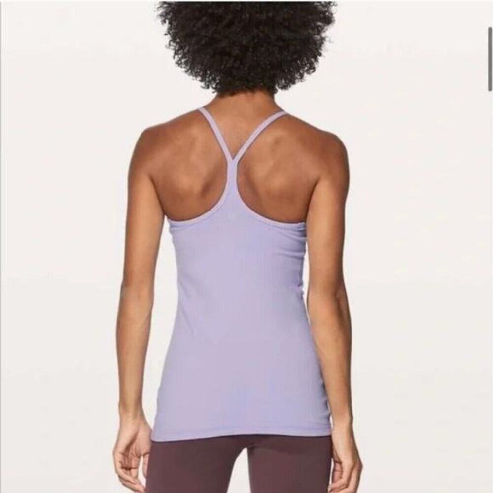 lululemon power y tank Women's Size 8 Lavender Light Purple